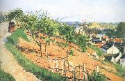 Camille Pissarro Pang plans scenery Schwarz china oil painting reproduction
